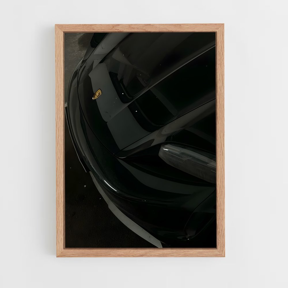 Poster Noir Électrique – affiche Porsche (vue 4)